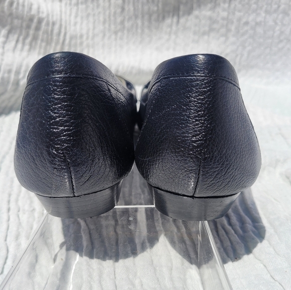 Anne Klein Black iflex Leather loafers 8.5 - Picture 5 of 11